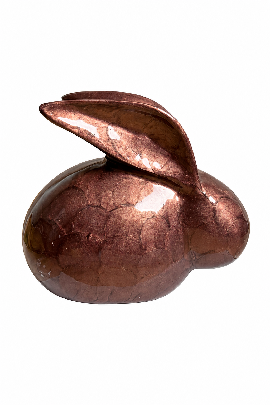 Rabbit Memorial Urn – Shell-Textured Finish